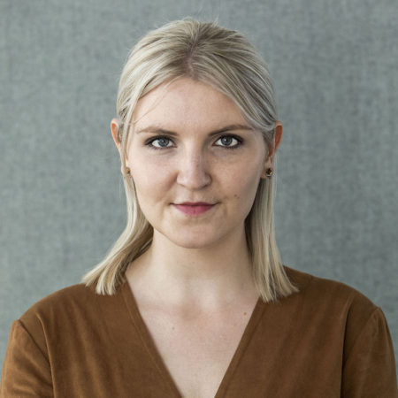 Porträttfoto på Antonia Hallberg, kommunikatör