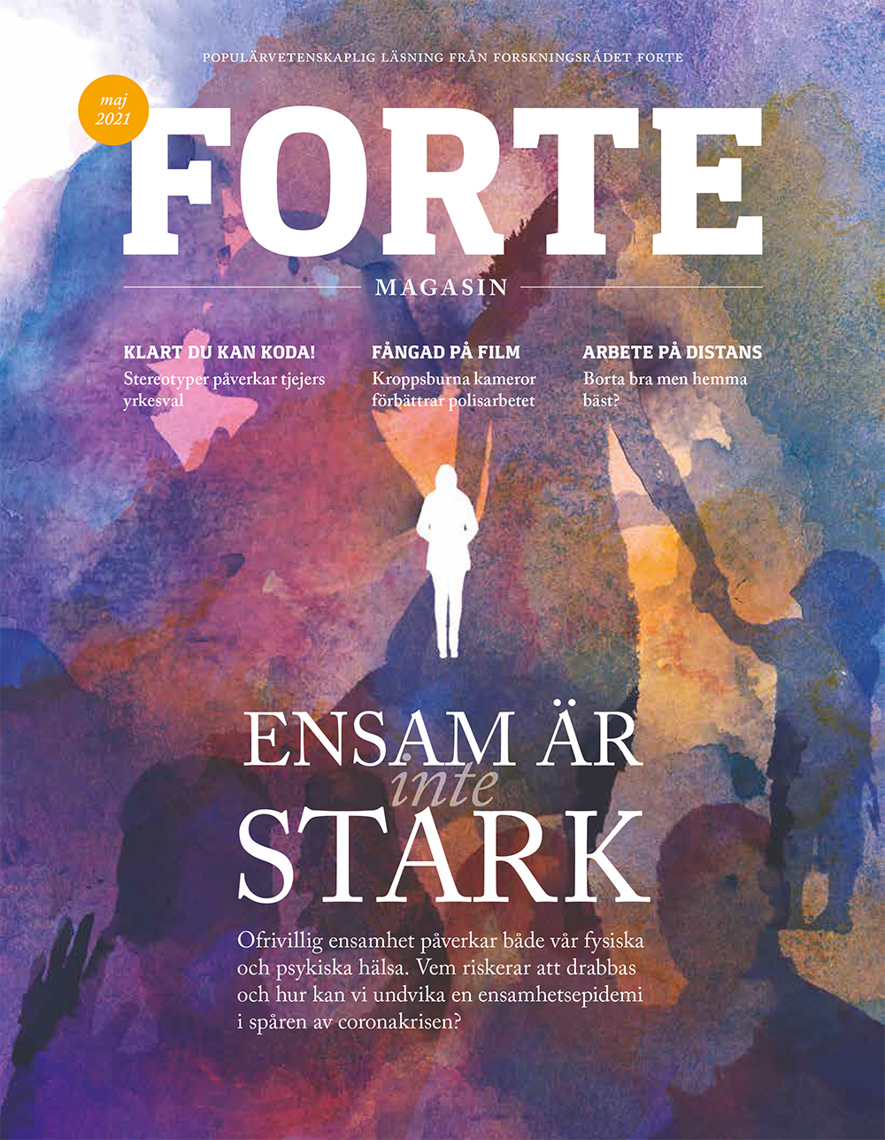 Omslag till Forte Magasin nummer 1/2021