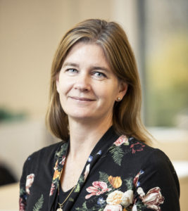 Portrait photo of Cecilia Beskow, head of research and evaluation