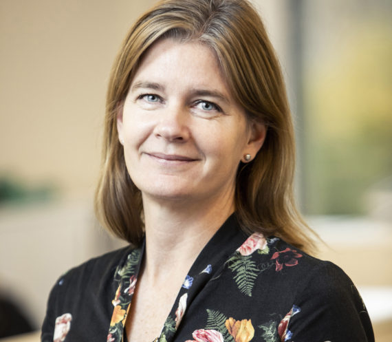 Portrait photo of Cecilia Beskow, head of research and evaluation