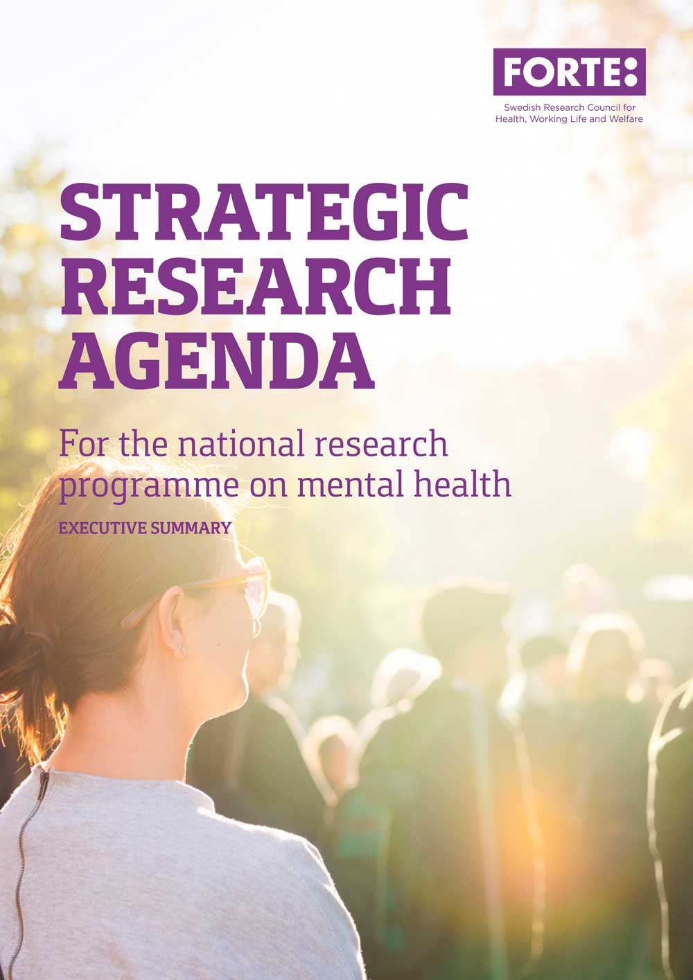 Strategic research agenda for the national research programme on mental health