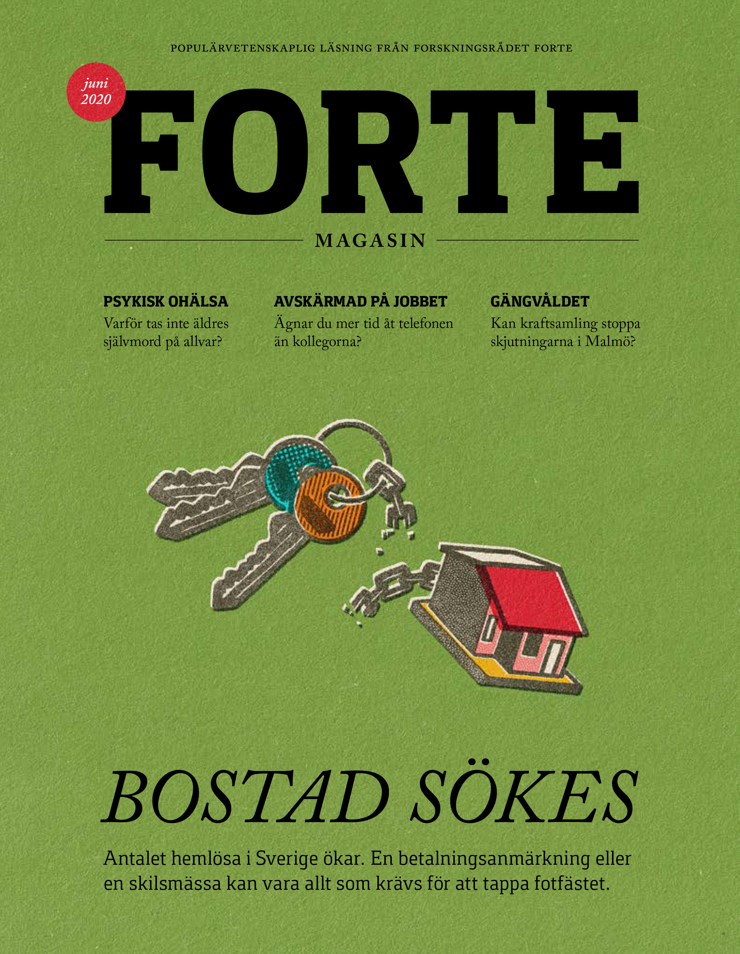 Omslag till Forte Magasin nr. 1/2020